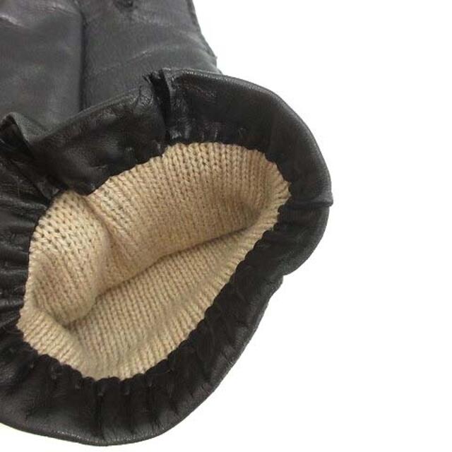 デンツ dents 手袋 グローブ レザー ペッカリー 英国製 黒 ブラック レディースのファッション小物(手袋)の商品写真