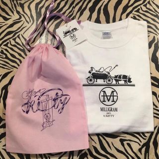 エディットフォールル(EDIT.FOR LULU)のkitty✖️milligram コラボ　Tシャツ(Tシャツ(半袖/袖なし))