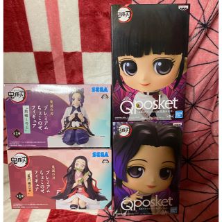 つなっこ様専用　鬼滅の刃　ちょこのせフィギュア　Qposket(キャラクターグッズ)