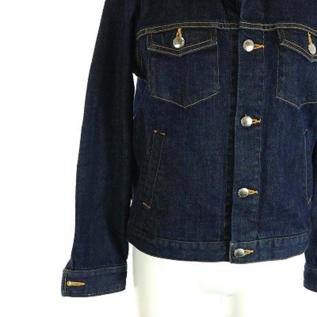 レッドカード Gジャン ジージャン デニムジャケット 長袖 0 XS 紺 レディースのジャケット/アウター(Gジャン/デニムジャケット)の商品写真