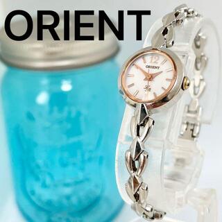 オリエント(ORIENT)の44 オリエント時計　レディース腕時計　ホワイトシェル　細め　ブレスレット(腕時計)