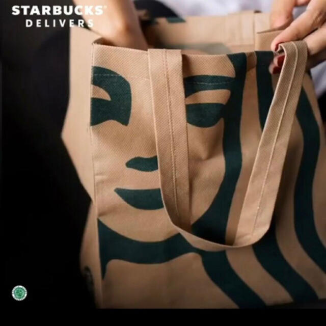 Starbucks Coffee(スターバックスコーヒー)の2枚セット 正規 Starbucks Bag スターバックストート バック レディースのバッグ(トートバッグ)の商品写真