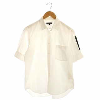 コムデギャルソンオムプリュス(COMME des GARCONS HOMME PLUS)のコムデギャルソンオムプリュス シャツ 半袖 胸ポケット S 白 ホワイト /IS(シャツ)