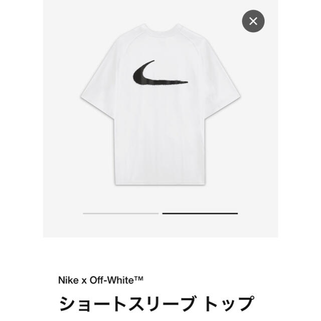 off-white × NIKE Tシャツトップス