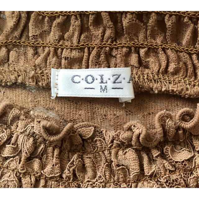 COLZA(コルザ)の【美品】❤COLZA❤ カットソー シャツ 茶 トップス 〈M〉 コルザ 薄手 レディースのトップス(シャツ/ブラウス(長袖/七分))の商品写真