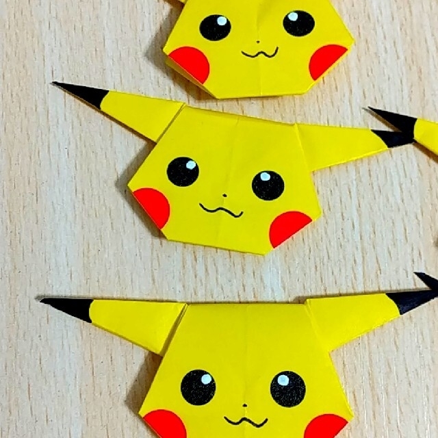 ピカチュウセット♡　10匹分　折り紙ハンドメイド　ポケモン ハンドメイドのハンドメイド その他(その他)の商品写真