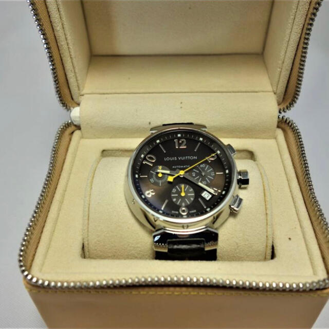 LOUIS VUITTON(ルイヴィトン)のLOUIS VUITTON タンブールクロノ Q1121　中古美品!! メンズの時計(腕時計(アナログ))の商品写真