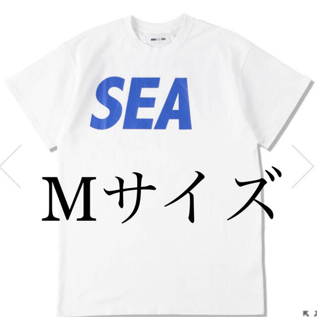 SEA(シー)のSEA S/S T-SHIRT / WHITE-BLUE メンズのトップス(Tシャツ/カットソー(半袖/袖なし))の商品写真