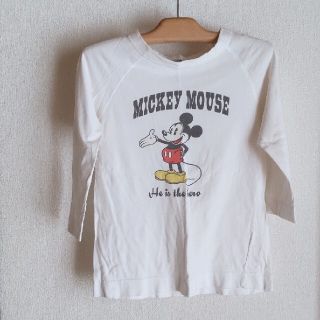 ディズニー(Disney)のTシャツ　ディズニーホワイトサイズ Ｍ(Tシャツ(長袖/七分))