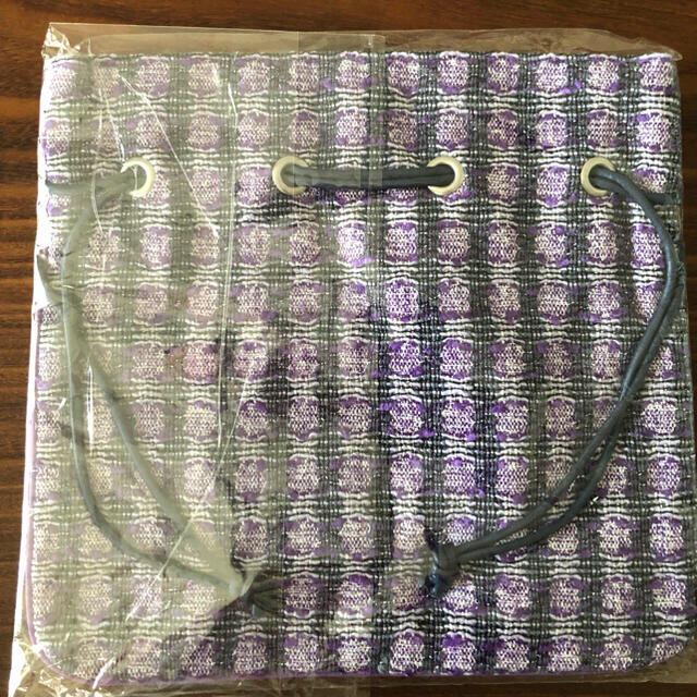 シャルマントサック charmant sac 巾着 ツイード