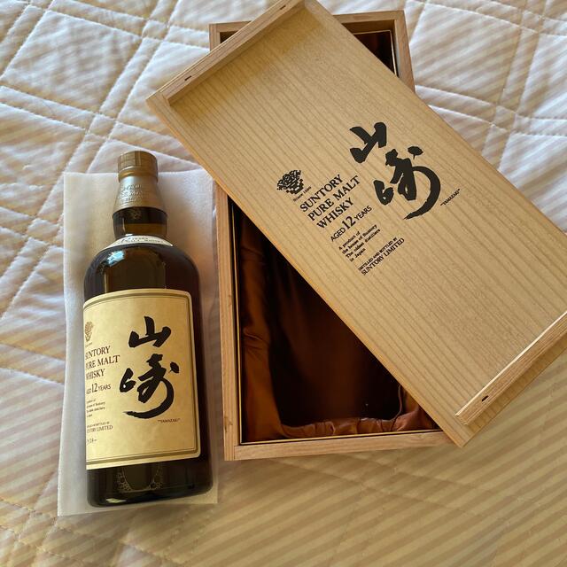 【美品・未開栓】山崎12年 木箱 サントリー 食品/飲料/酒の酒(ウイスキー)の商品写真