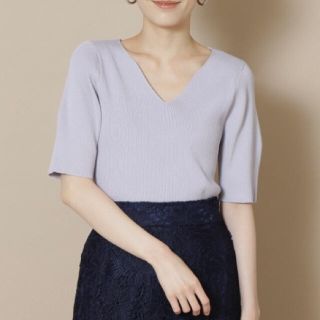 エヌナチュラルビューティーベーシック(N.Natural beauty basic)のN. sa様専用　Natural Beauty Basic フォルムスリーブニッ(ニット/セーター)