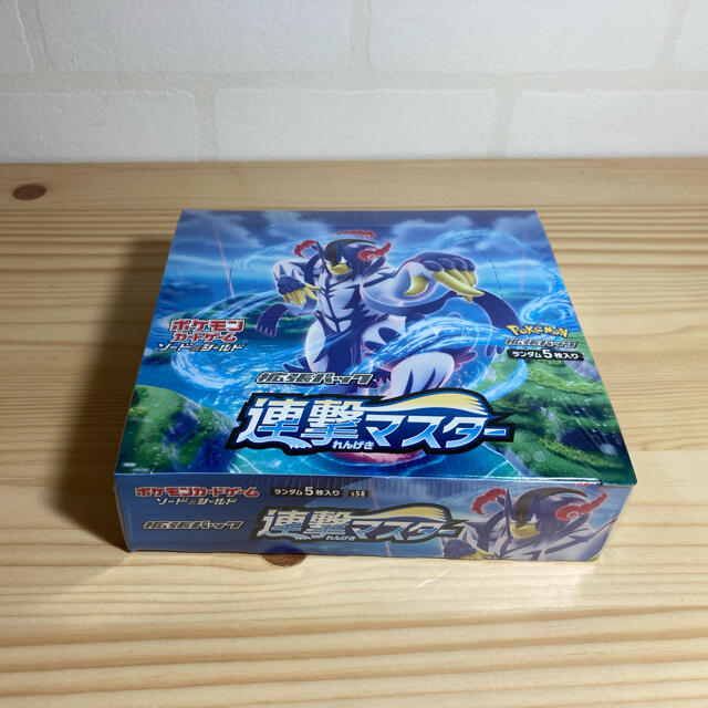 Box/デッキ/パックポケモンカード　連撃マスター1BOX シュリンク付き