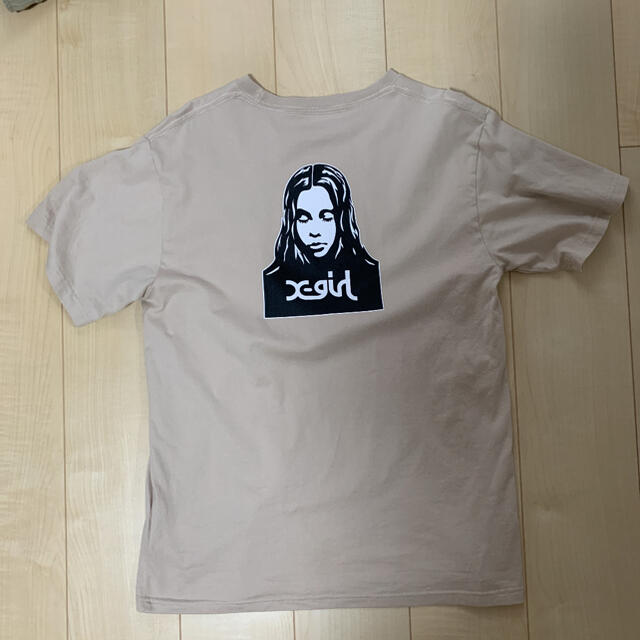 X-girl(エックスガール)のエックスガール FACE S/S TEE Mサイズ レディースのトップス(Tシャツ(半袖/袖なし))の商品写真