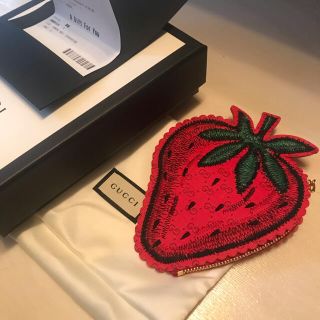 グッチ(Gucci)のGUCCI グッチ　いちご　コインケース　キーリング　キーケース(キーケース)