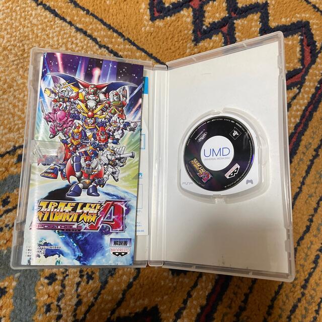 BANDAI(バンダイ)のスーパーロボット大戦A ポータブル PSP エンタメ/ホビーのゲームソフト/ゲーム機本体(携帯用ゲームソフト)の商品写真