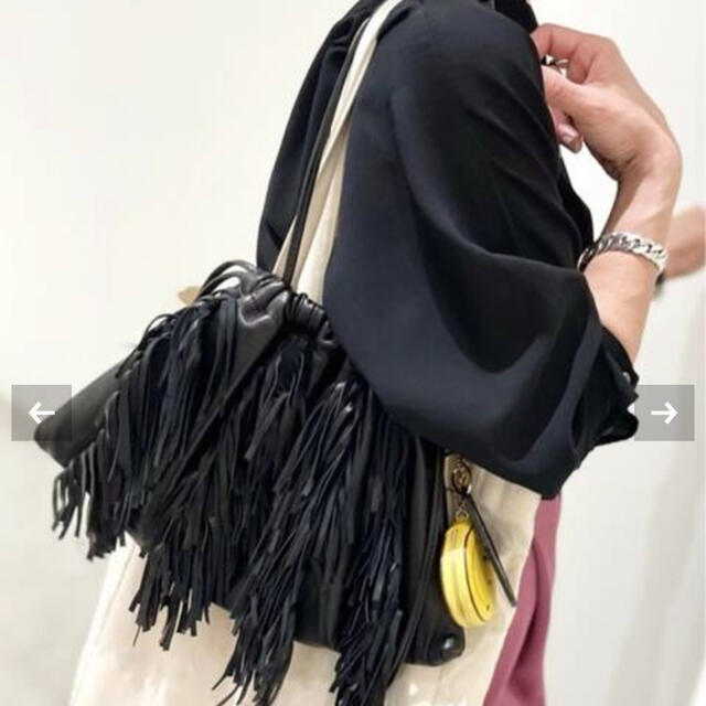 アパルトモン購入 グッドグリーフ フリンジバッグ 黒 | www.jarussi.com.br