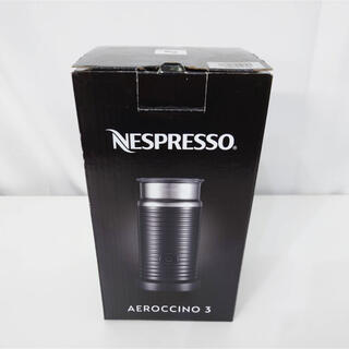 ネスレ(Nestle)のNespresso ネスプレッソ エアロチーノ3 ブラック 3594JPBK(その他)