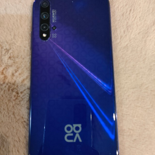 【美品】HUAWEI Nova 5T パープル 128GB SIMフリー