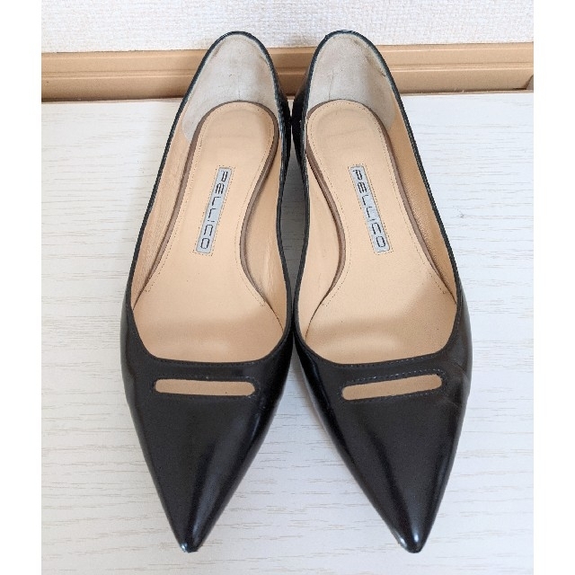 ペリーコ PELLICO レザーパンプス アネッリ 黒 ciaociaoibiza.com