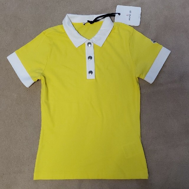 MONCLERモンクレールキッズポロシャツ黄色定価25000円 Tシャツ+カットソー