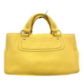 セリーヌ(celine)のセリーヌ トートバッグ ハンドバッグ レザー 黄色(ハンドバッグ)