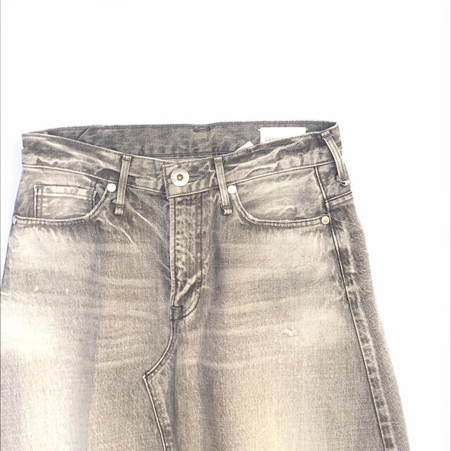 L'Appartement DEUXIEME CLASSE(アパルトモンドゥーズィエムクラス)のアッパーハイツ The Jean Skirt グレー デニム スカート レディースのスカート(ひざ丈スカート)の商品写真