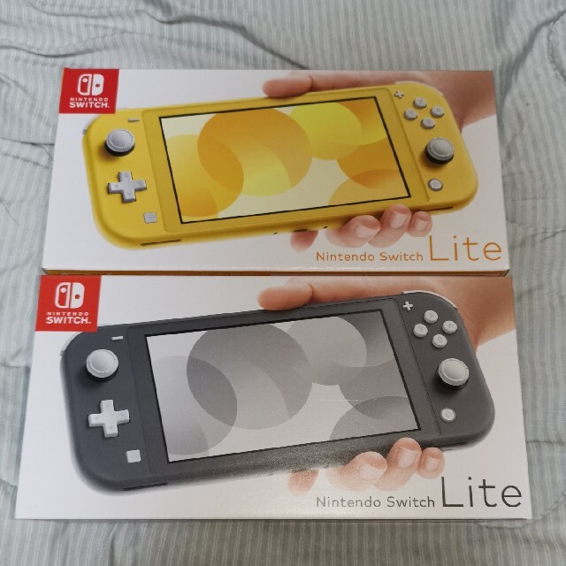 新品 Nintendo Switch Lite イエロー 、グレー