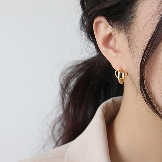 theory(セオリー)のMini ring gold pierce No.655 レディースのアクセサリー(ピアス)の商品写真