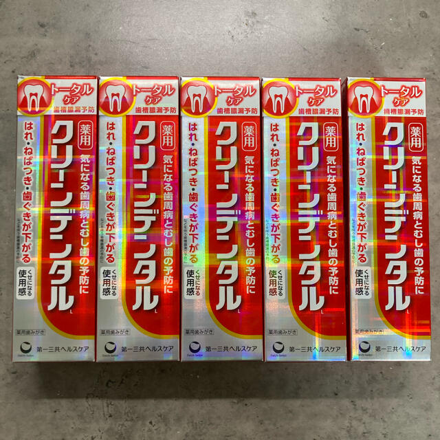 クリーンデンタル トータルケア 100g×5箱