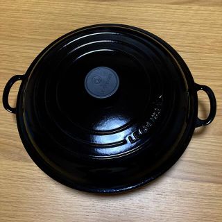 ルクルーゼ(LE CREUSET)のル・クルーゼ　ブュッフェキャセロール　ブライトブラック(鍋/フライパン)