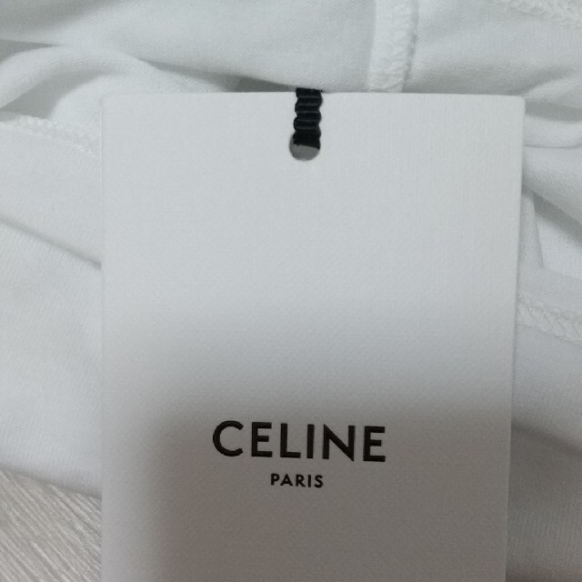 celine(セリーヌ)のCELINE エンブロイダリー Tシャツ / コットンオフホワイト レディースのトップス(Tシャツ(半袖/袖なし))の商品写真