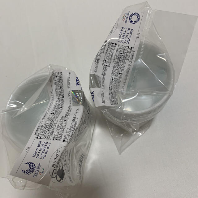 【未使用 未開封】 東京2020　オリンピック公式 食洗機対応 プラコップ 2個 インテリア/住まい/日用品のキッチン/食器(グラス/カップ)の商品写真