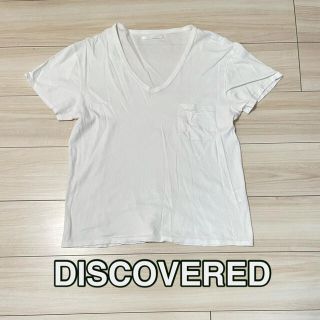 ディスカバード(DISCOVERED)の【美品】ディスカバード　Vネック Tシャツ(Tシャツ/カットソー(半袖/袖なし))