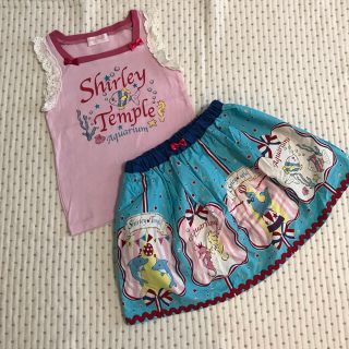 シャーリーテンプル(Shirley Temple)のシャーリーテンプル アクアリウム Tシャツ スカート 120 110(スカート)