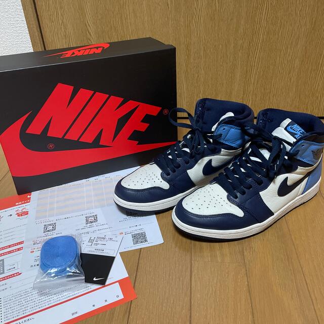 NIKE AIR JORDAN 1 RETRO HIGH OG OBSIDIAN