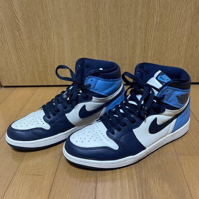 NIKE(ナイキ)のNIKE AIR JORDAN 1 RETRO HIGH OG OBSIDIAN メンズの靴/シューズ(スニーカー)の商品写真