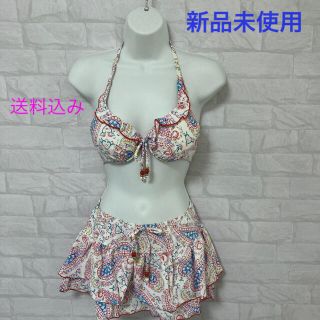 水着　レディース　11号　ビキニ3点セット　新品未使用　可愛い(水着)