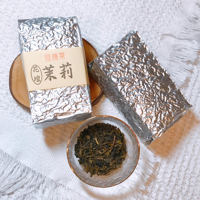 【ナ様専用】花壇茉莉ジャスミン茶、阿里山花香翠玉烏龍茶セット 食品/飲料/酒の飲料(茶)の商品写真