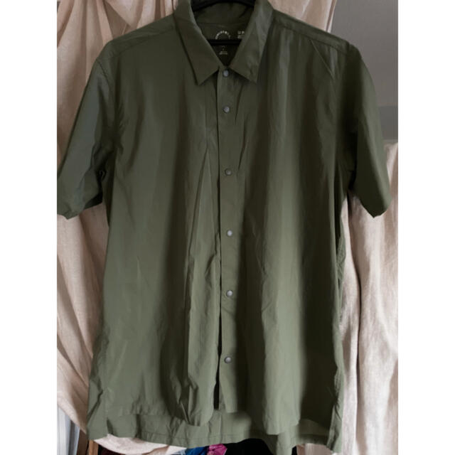 山と道　UL Short Sleeve Shirt-Olive