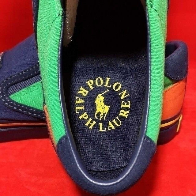 POLO RALPH LAUREN(ポロラルフローレン)の選べるサイズ POLO RALPH LAUREN トンプソン ややワケ メンズの靴/シューズ(スニーカー)の商品写真