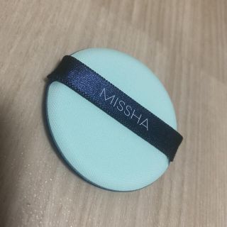 ミシャ(MISSHA)のmissha エアインパフ クッション下地 クッションベース ミント パフ(パフ・スポンジ)