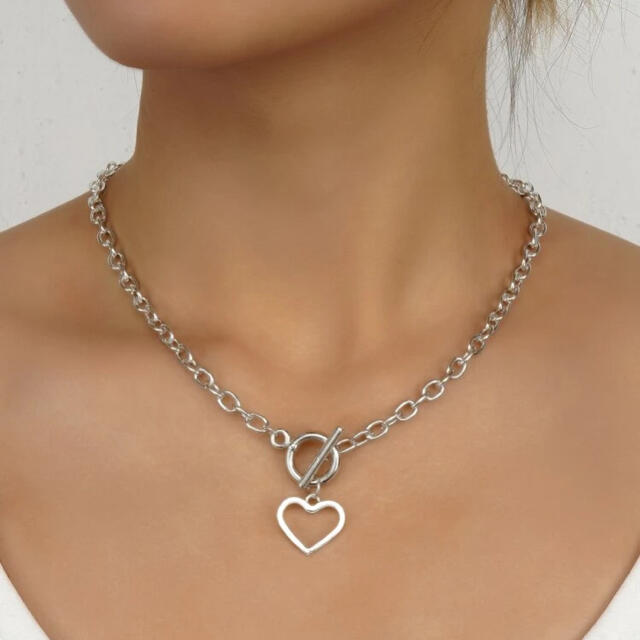 JEANASIS(ジーナシス)の🤍LOVE Silver🤍　necklace レディースのアクセサリー(ネックレス)の商品写真