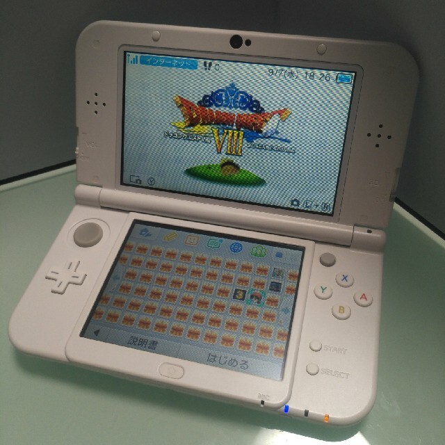 【極美品！ソフト内蔵あり完動品】 new3DS LL 　ドラクエ8