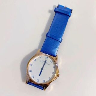 マークバイマークジェイコブス(MARC BY MARC JACOBS)のマークバイマークジェイコブス　希少カラー【ゴールド×ロイヤルブルー】(腕時計)