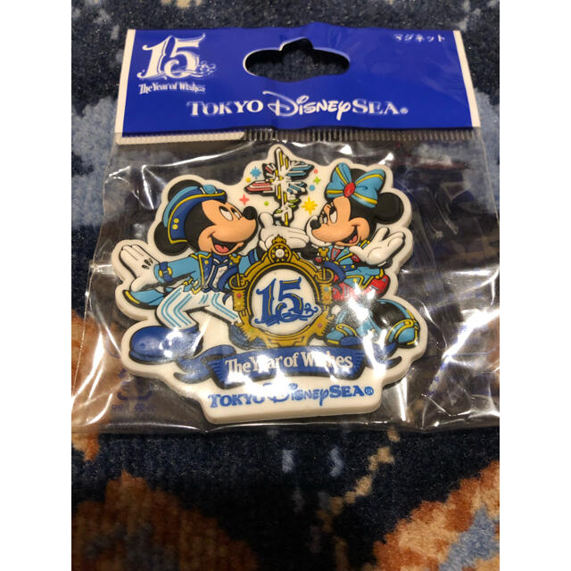 Disney(ディズニー)のディズニーシー15周年マグネットTDS新品 エンタメ/ホビーのおもちゃ/ぬいぐるみ(キャラクターグッズ)の商品写真