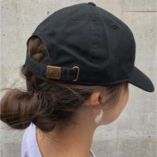 新品 ニューハッタン キャップ 帽子 cap レディースメンズ兼用 黒 ブラック(キャップ)