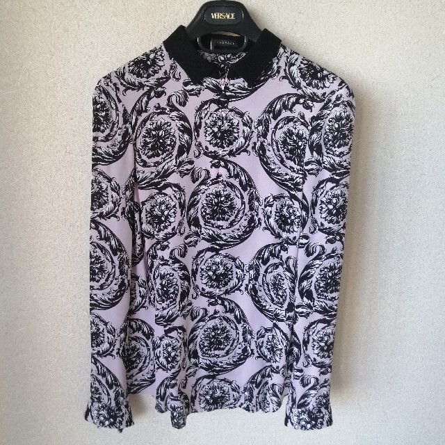 お値下げ! 新品未使用 VERSACE バロッコ シルク ブラウス シャツ