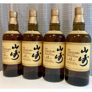 サントリー(サントリー)の【送料無料】山崎12年 700ml 4本セット 新品未開封(ウイスキー)