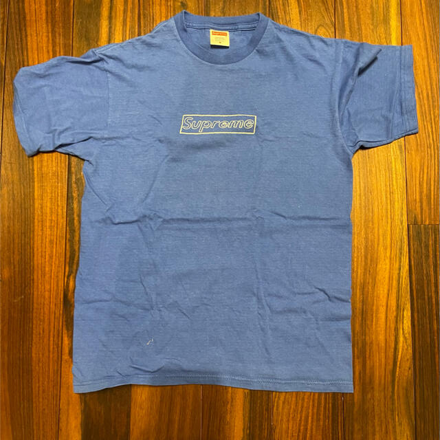 11SS KAWS Supreme Box Logo Tee ボックスロゴ M